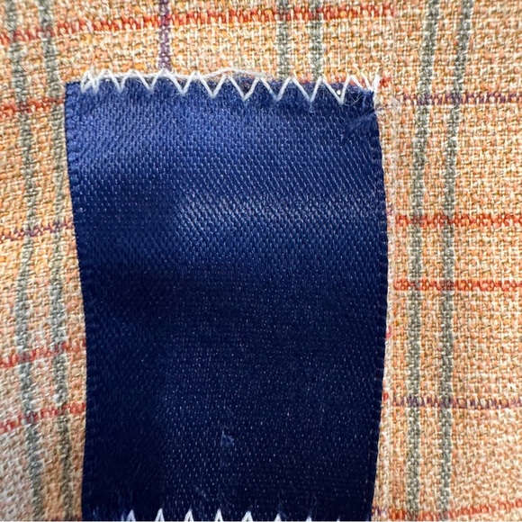 Burberry London Men’s Tan Striped Striped Button Down Shirt Short Sleeves Sz M - Picture 9 of 9